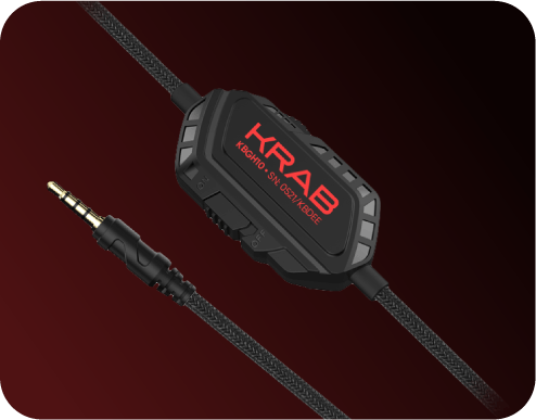 KRAB KBGH10 SPIDER Gaming Headset Control de Volumen